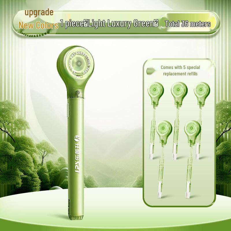 Portable Refillable Correction Tape Pen – Pen-Style, Large Capacity, Ideal for Students