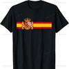 Spain National Flag Espana Color Band Logo Gift Unisex TShirt Woman Man Summer Cotton Clothes Camisetas Ropa Hombre Casual