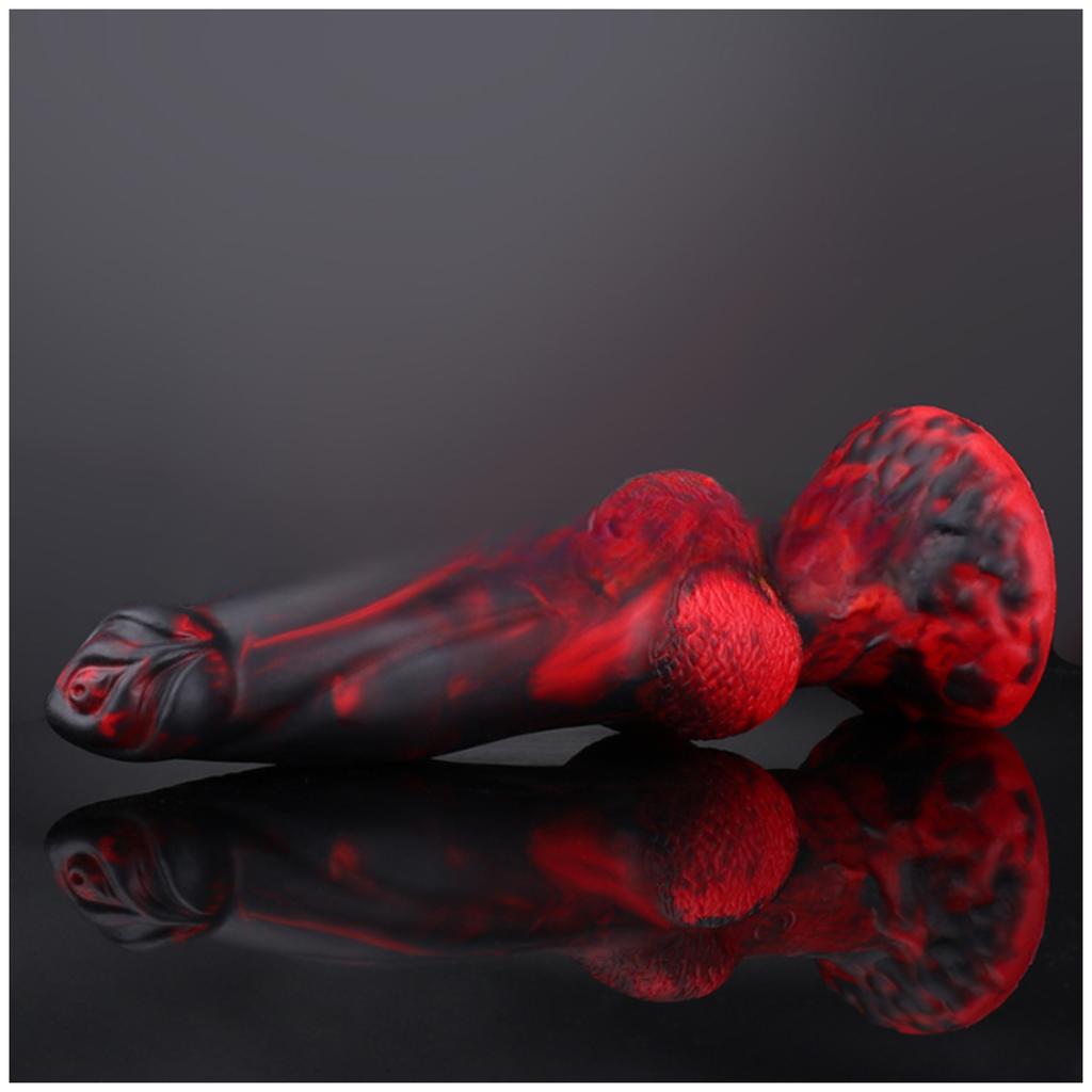 Dildo penis na přísavce člen s varlaty sex vibrátor masturbátor velký