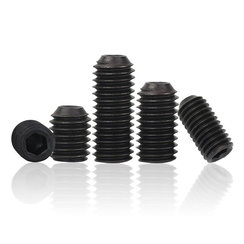 Concave End Headless Screw, Grade 12.9, DIN916, Internal Hex, M3-M20 M6X6 (50 pcs)