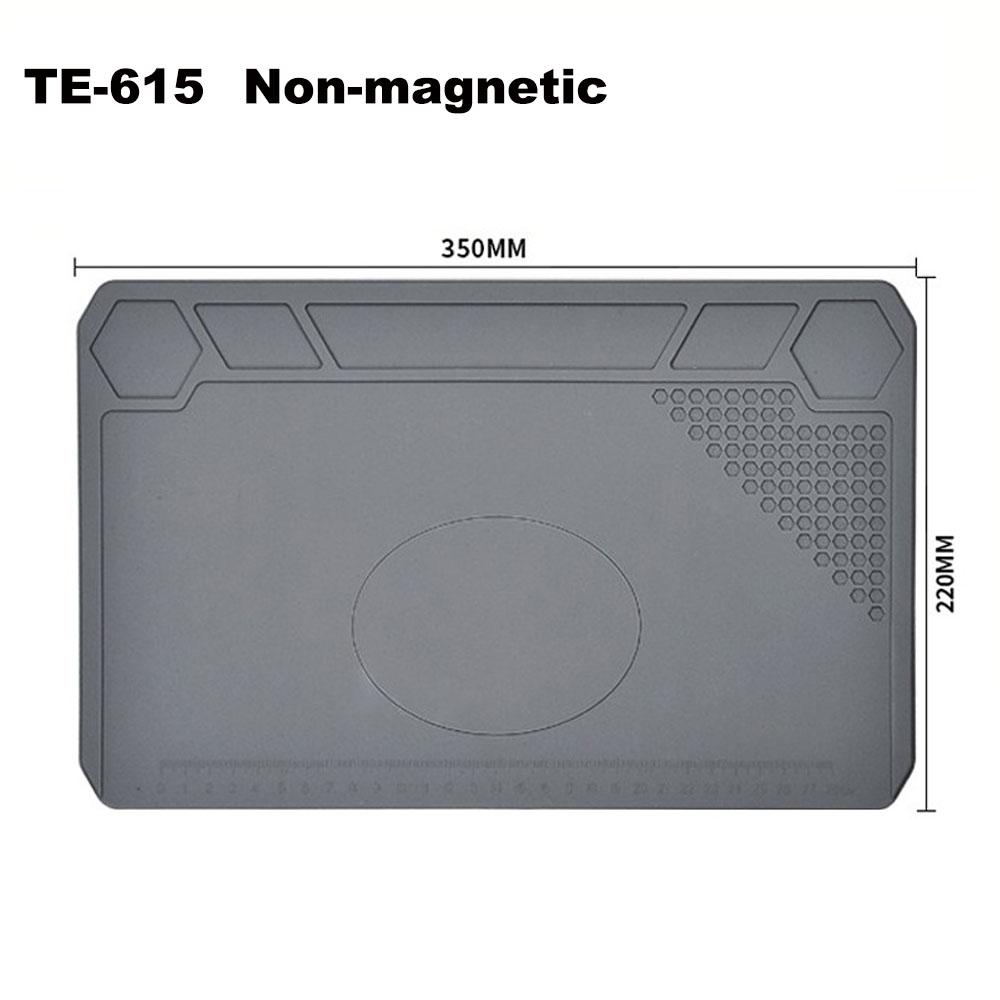Magnetic Silicone Repair Pad with Screw Position Insulation for Phone Tablet Motherboard Soldering Station Work Hot Air Gun Pad