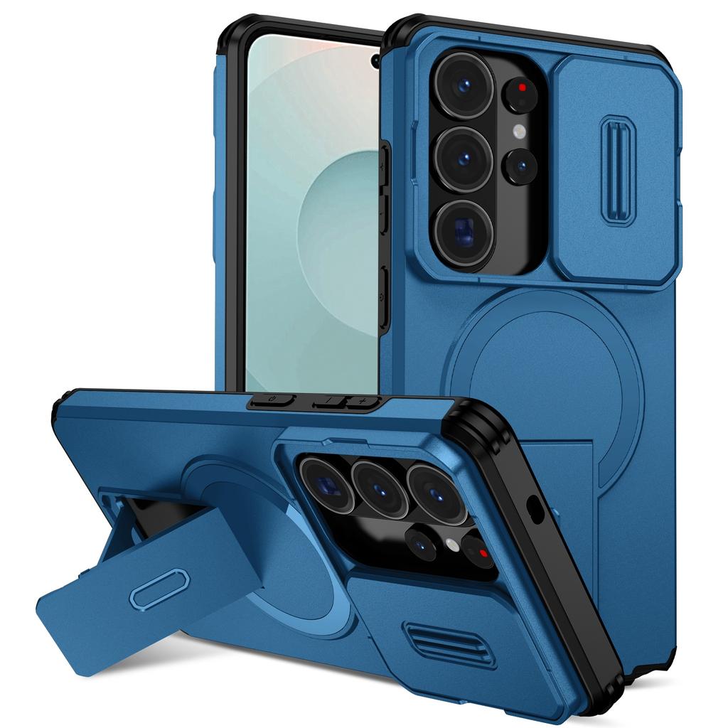 Slide Camera Lens Protector Coque Case For Samsung Galaxy S26 S25 S24 S23 Ultra Plus S25EDGE S24 S25 FE Wireless Charging Cover