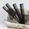 Black Professional Hair Cutting Comb Anti-Static Flat Head Cutter Comb Finetooth Haircut Brush Salon Tools Barber Hair Accessor