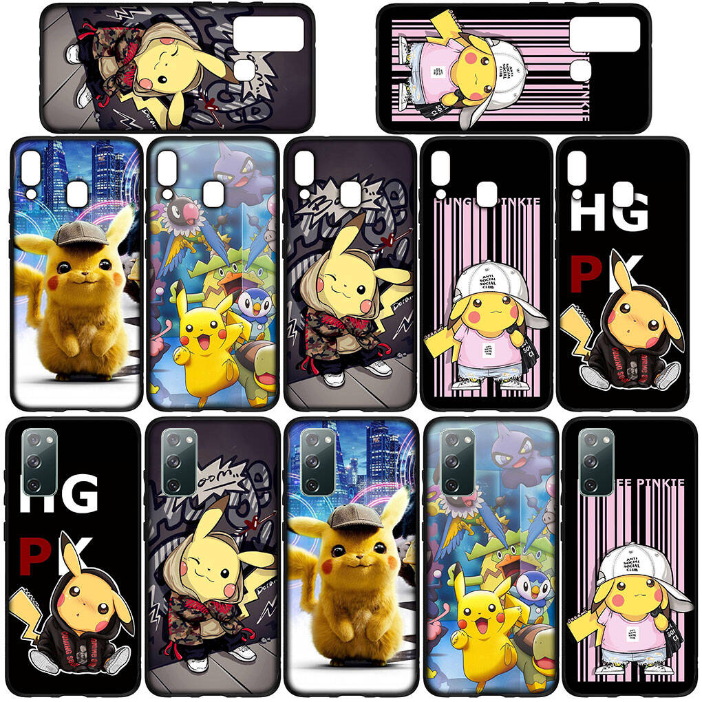 Custodia per Telefono per iPhone 17 16 15 Plus Xiaomi Poco F8 F7 X7 X6 M8 C85 C75 C71 Redmi Note 14 12 11 13 Pro Max A4 14C 13C 15C Sfondo Pokemon GO Pikachu