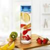 Glass Water Bottles For Fridge And Travel Use Leakproof Wide Mouth Easy Clean Durable Design Blue Set Of 3 For Home Office Gym