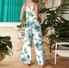 Womens Casual Overalls Jumpsuits Adjustable Straps Sleeveless Summer Cute Comfy Rompers With Pocket