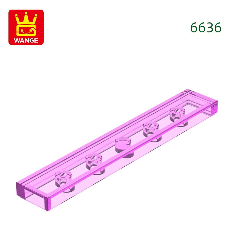121Pcs/lot 6636 1x6 Tile Building Block Moc Classic Accessories Compatible with Brick Children Toys Gift Box