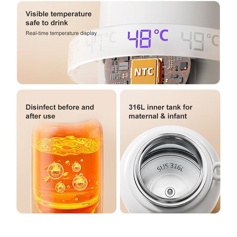 Philips Constant Temperature Cup Wireless Portable Dual-Mode Quick Heating for Milk Making 500ml 500W 3-Pin Plug
