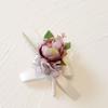 Umělé hedvábné květy růže Ženich Boutonniere Ženy Muž Špendlík Oblek Živůtek Svatba Knoflíková dírka Svatba Zápěstí Květina Party Dekor