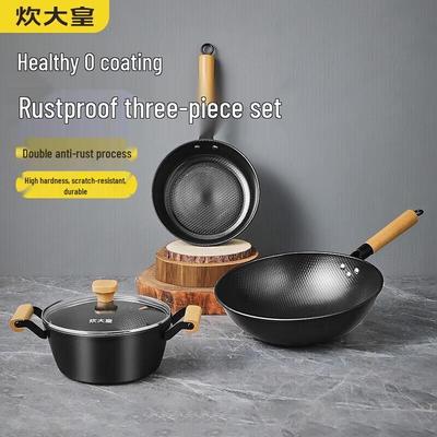 Cooker King Shang Hua 3-Piece Iron Pot Set