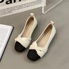 Late evening breeze gentle soft-soled single shoes ladyshoes 2025 spring and autumn with skirts grandma flat-bottomed Mary Jane casual women's shoes