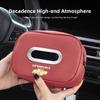 New Soft Leather Car Tissue Box Sun Visor Hanging Paper Towel Holder Storage Bag For Chevrolet Spark Captiva Cruze Z71 Sail Aveo