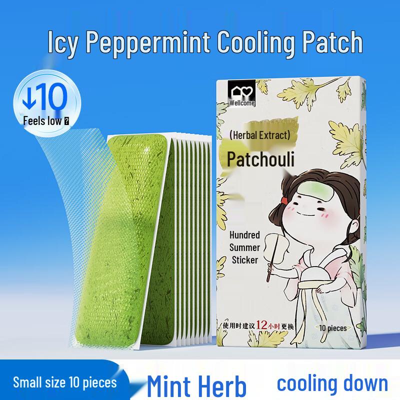 

Ailanhui Jia Herbal Huoxiang Cooling Patch Small