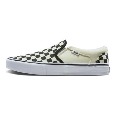 Asher Checkerboard Unisex Sneakers Cream Black Natural VN000SEQIPD