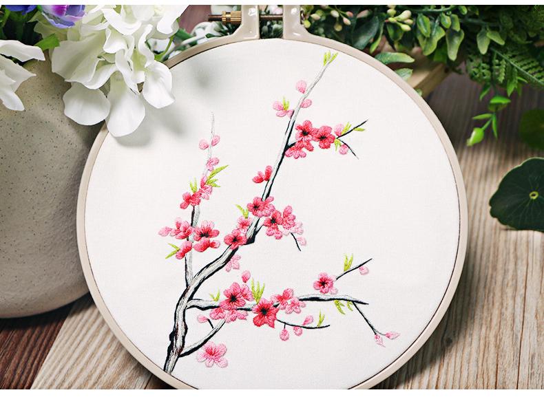 Ancient Style 3D Embroidery DIY Kit for Beginners - Su Ribbon Embroidery Set