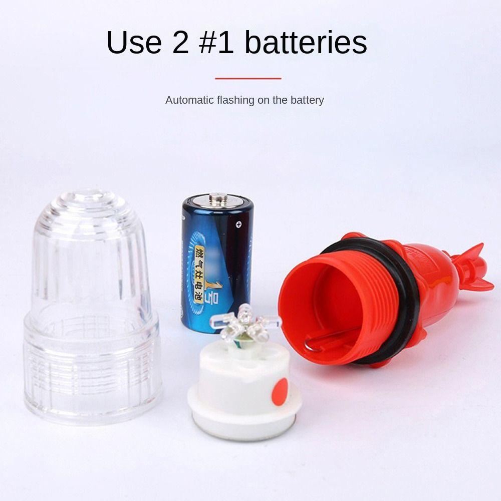 Double Flash Lamp LED Fishing Light Waterproof Net Flash Warning Buoy Signal Light  Fish Finder