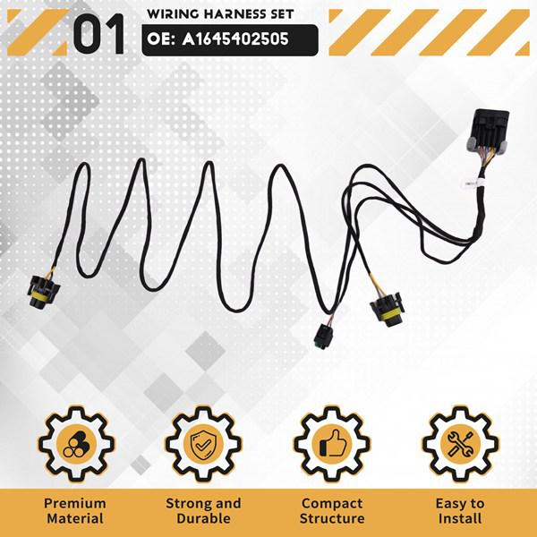 Parking Sensor Wiring Harness for 04-11 Mercedes-Benz ML/GL-Class W164 None