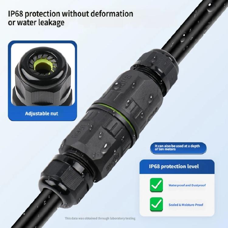MultiCores Waterproof Joint Cable Connector For Photovoltaic Systems And Underground Lighting Installations Projects