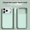Custodia per Telefono in Silicone Liquido per IPhone 17 Pro Max Copertura Protettiva Morbida con Paraurti per IPhone Air 16E 16 15 14 13 Pro Max Funda Cases