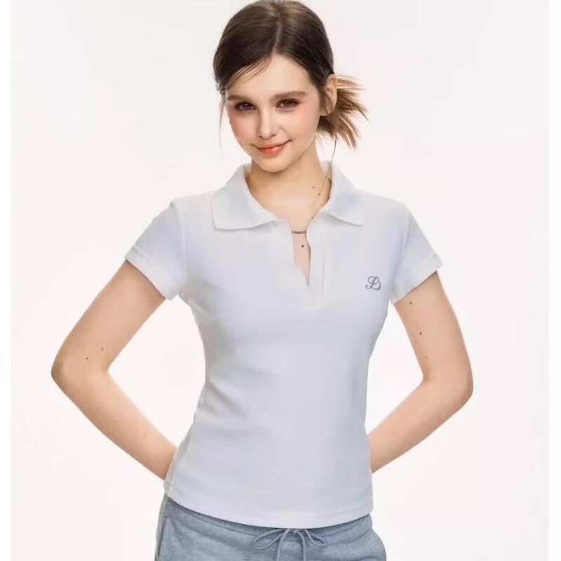 Women's Retro Polo Short Sleeve T-shirt