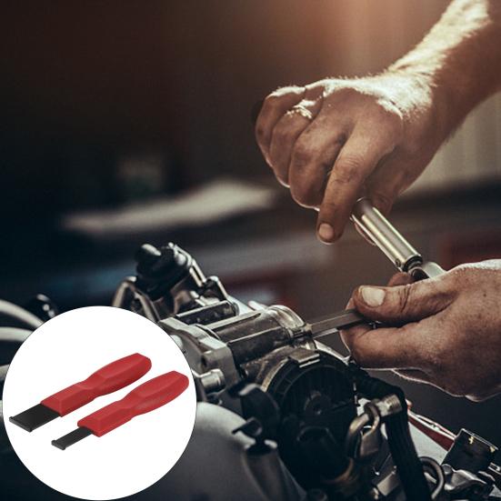 Yousheng 2Pcs Carbide Gasket Scraper with Non-Slip Handle Automotive Repair Tools for Cleaning Oil Pan Gaskets Metal Scraper Durable Hand Tool