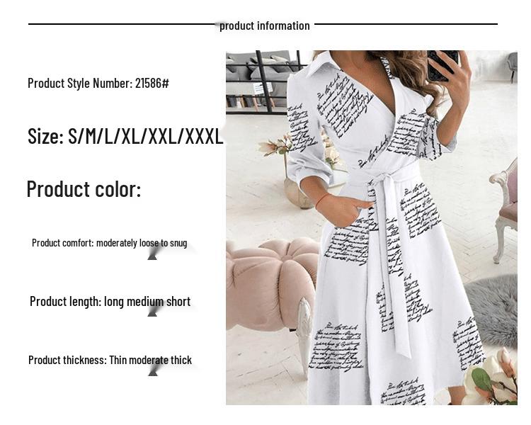 Women's Fashion V-neck Print Long Sleeve Bodycon Dress 2025