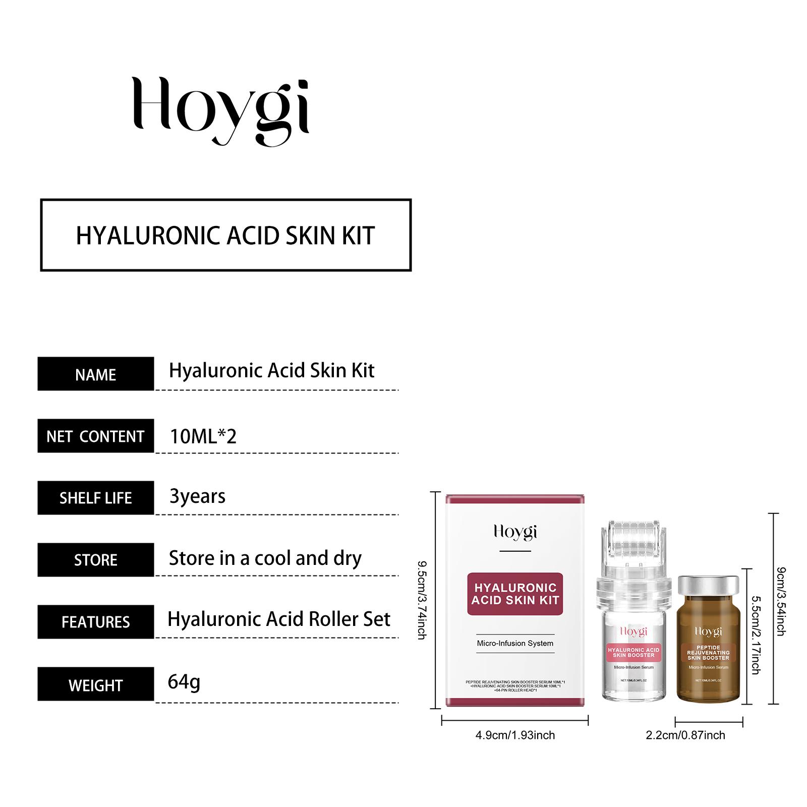 Facial Roller Hydrating Soothing Set, Collagen Infused Facial Skincare Kit for Glowing Radiant Skin, Deep Moisturizing Nourishing Face Care Products 64.4g