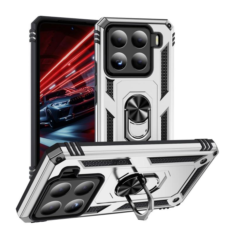 Shockproof Armor Bumper Case For Xiaomi 15 Pro Mi 15 5G Xiaomi15 Mi15 15Pro Car Magnetic Holder Ring Protect Cover