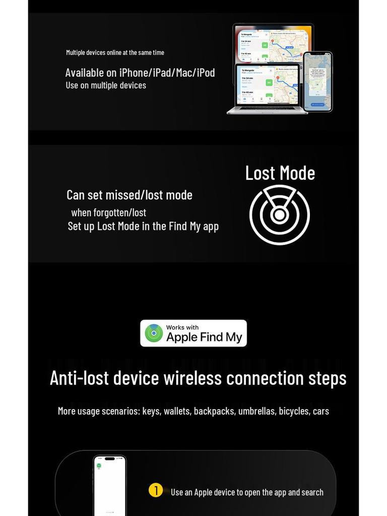 MFI Certified Lightweight Locator for Apple Airtag, Ntag Alternative, Perfect for Kids and Pets