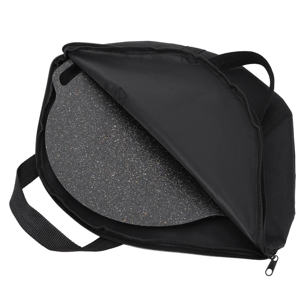 Baking Pan Storage Bag with Handle Wear-Resistant Grilling Pan Pouch 47x38cm Camping Frying Pan Bag Outdoor BBQ Tool for Kitchen