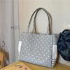 Cute Polka Dot Tote Bag for Women Shoulder Bag with Star Print and Striped Design, Large Capacity Everyday Bag