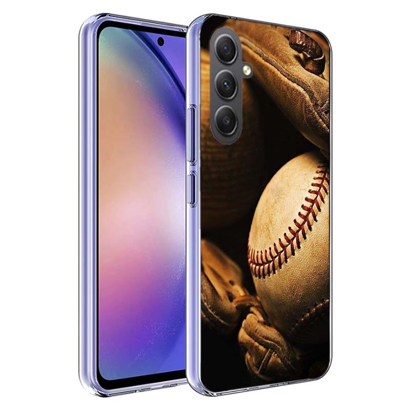 Baseball Cover For Samsung A54 A34 A24 A14 A53 A33 A23 A13 A52S A32 A22 A12 Phone Galaxy A03 A04 A02S A42 A73 TPU Case