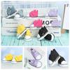 1 Pair 1/6 Scale Playing House Handmade Props Denim Canvas Toys Accessories Mini Sneakers Doll Shoes