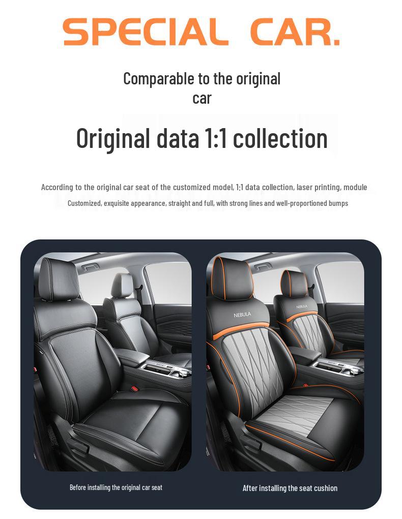 2023 Wuling Xingyun Leather Seat Covers: Universal, All-Season, Full Coverage, Special Design, Car Seat Cushions.