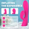 Adult Supplies Kaninchen-aufblasbarer Vibrator, aufblasbarer Kopf, G-Punkt-Nippelstimulation, Frauen, Klitoris-Masturbation, Dildo, Paare, Orgasmus, Sexspielzeug
