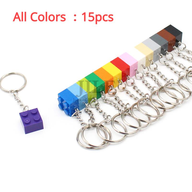 High-Quality Moc High-Quality Rainbow High-Quality Colours Self-assembly High-Quality Keychain High-Quality Compatible High-Quality Brick
