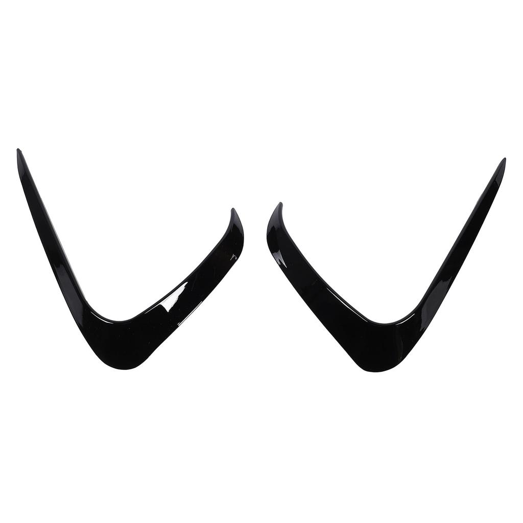 1 Par Främre Luftintagsdelare Förbättrad Aerodynamik Sportigt Utseende Ökad Marktryck Stötfångare
