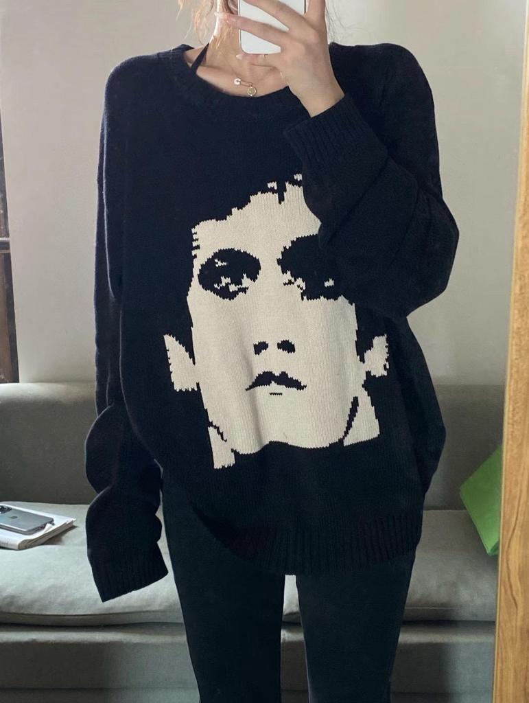 Enfants Riches Deprimes Unisex Lou Reed Portrait Sweater