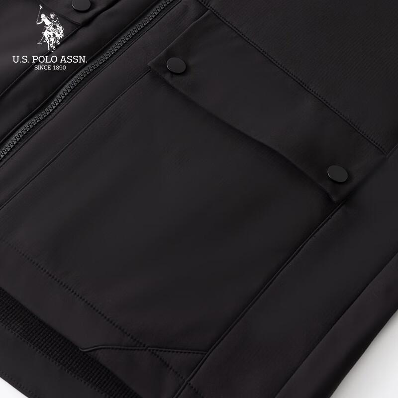 U.S. Polo Assn. Herren Kapuzen-Outdoor-Dreifachschutzjacke