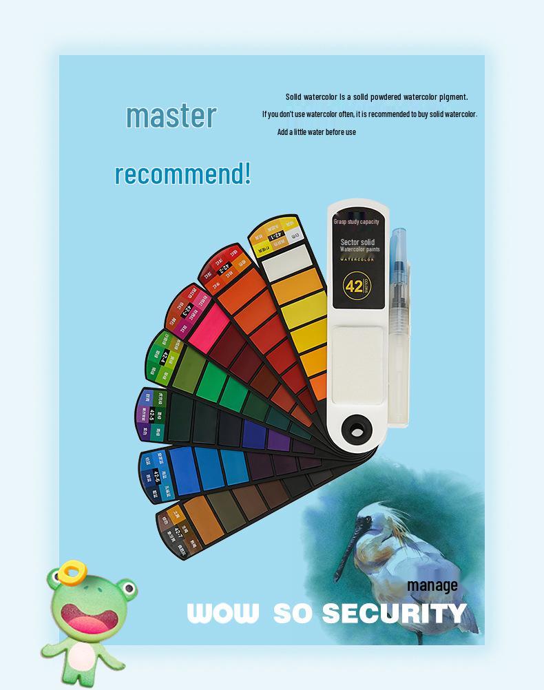 Mastering Solid Watercolors: Hand-Painted Washable Art for Kids and Students