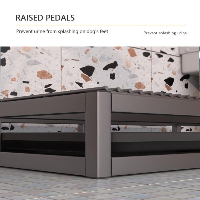 Stainless Steel Puppy Potty Washable Pet Bedpan Supplies Household Drawer Type Dog Training Toilet