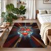 Bon Jovi Print Crystal Velvet Plush Rug Wear?Resistant Anti?Slip Floor Mat For Indoor Household Decoration