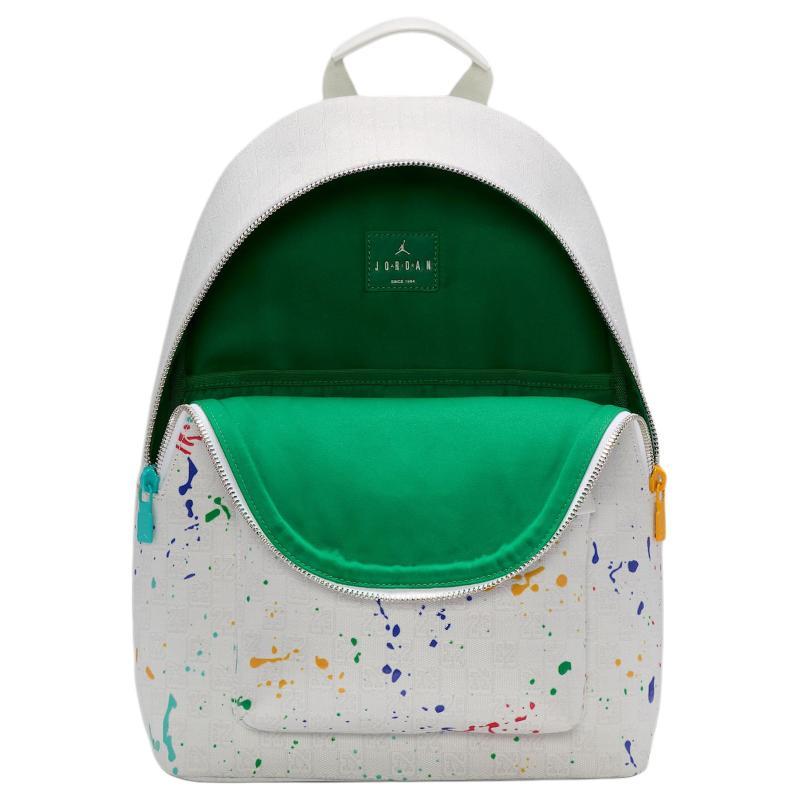 Jordan Monogram Polyester Backpack Unisex White Jordan FJ6784-133