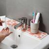 Kitchen Sink Splash Guard Sponge Customizable Dish Drying Mat Bathroom Sink Water Catcher Absorbent Mat Countertop Protector