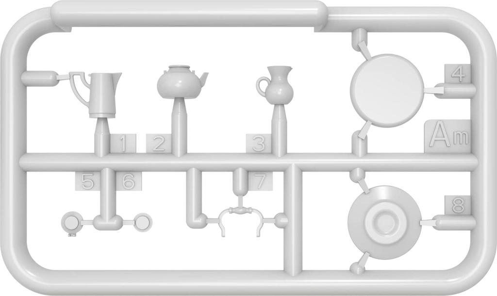 Miniart 1/35 Maßstab Kunststoffmodell MA35647: Straßenmöbel, Geräte und Sonnenschirme, Vorgefärbt