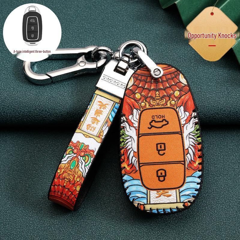 Hyundai Car Key Cover for 20 Models: Ix35, Festa, Ix25, Verna, Santa Fe, Encino, Guochao