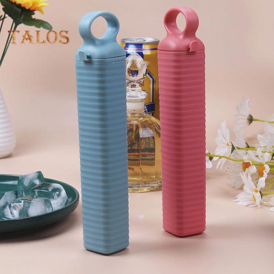 Συρόμενη Παγοθήκη Φορητό Τριγωνικό Παγοδοχείο Μπαρ Εύκολη Αποδέσμευση Χωρίς BPA Καλοκαίρι Ψυγείο Κοκτέιλ Ουίσκι Παγομηχανή Καλούπι Κουζινικά Είδη