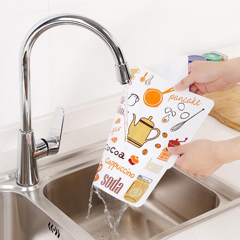 Table Mat Plastic Heat Mat Printed Placemat Bowl Mat Pot Mat Rectangular Western Food Heat Mat