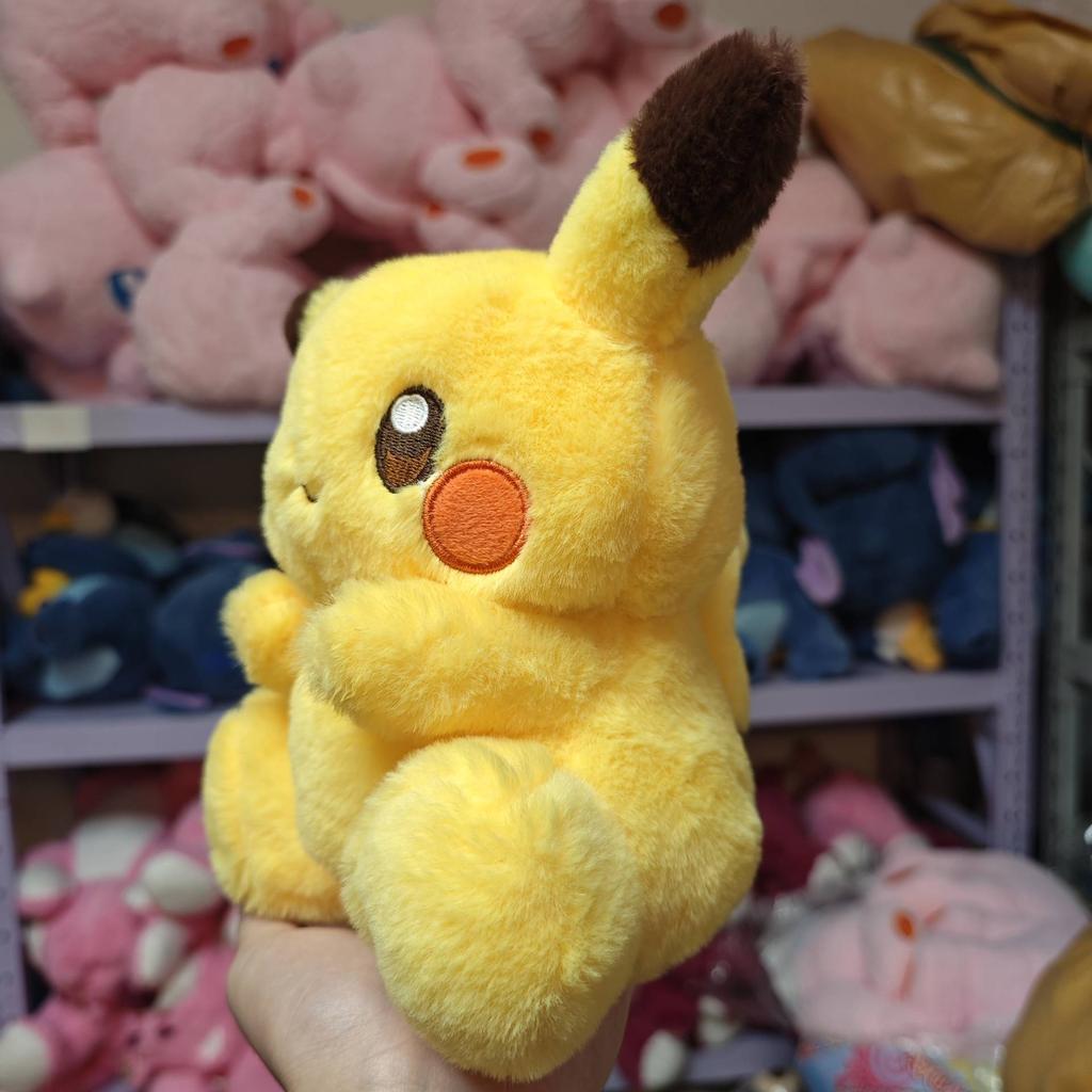 35cm Pokemon Pikachu Plush Toys Kawaii Anime Elf Plush Doll Soft Stuffed Cartoon Pikachu Doll Birthday Gift for Boys Girls