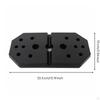 Cement Weight Plate Noise Reducing Rubber Coated Quiet